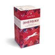 Чай зеленый Niktea Энерджи, байховый мелкий пакетированный, 21штх1.5г TALTHA-DP0100