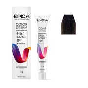 4.71 EPICA PROFESSIONAL COLORDREAM Гель-краска шатен шоколадно-пепельный, 100 мл. 91163
