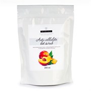 Скраб «Bodika» разогревающий, антицеллюлитный персик-ваниль 200 мл 108