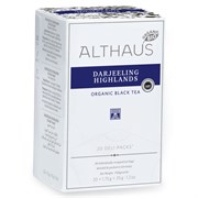 Набор Чай чёрный Althaus Darjeeling Highlands, в пакетиках 4 х 20 TALTHB-DP0030/4