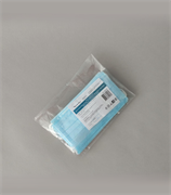 Маска защитная трехслойная на резинках Чистовье, Голубой, 10 шт/упк 604-235