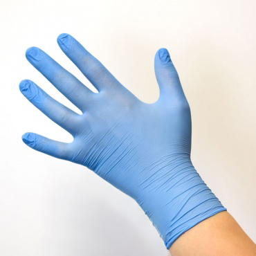 Перчатки нитриловые синие медицинские S Фabric 100 шт/упк
