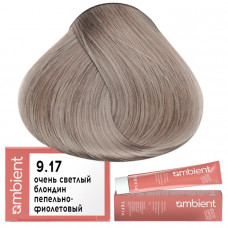 Крем-краска для волос AMBIENT 9.17 Tefia